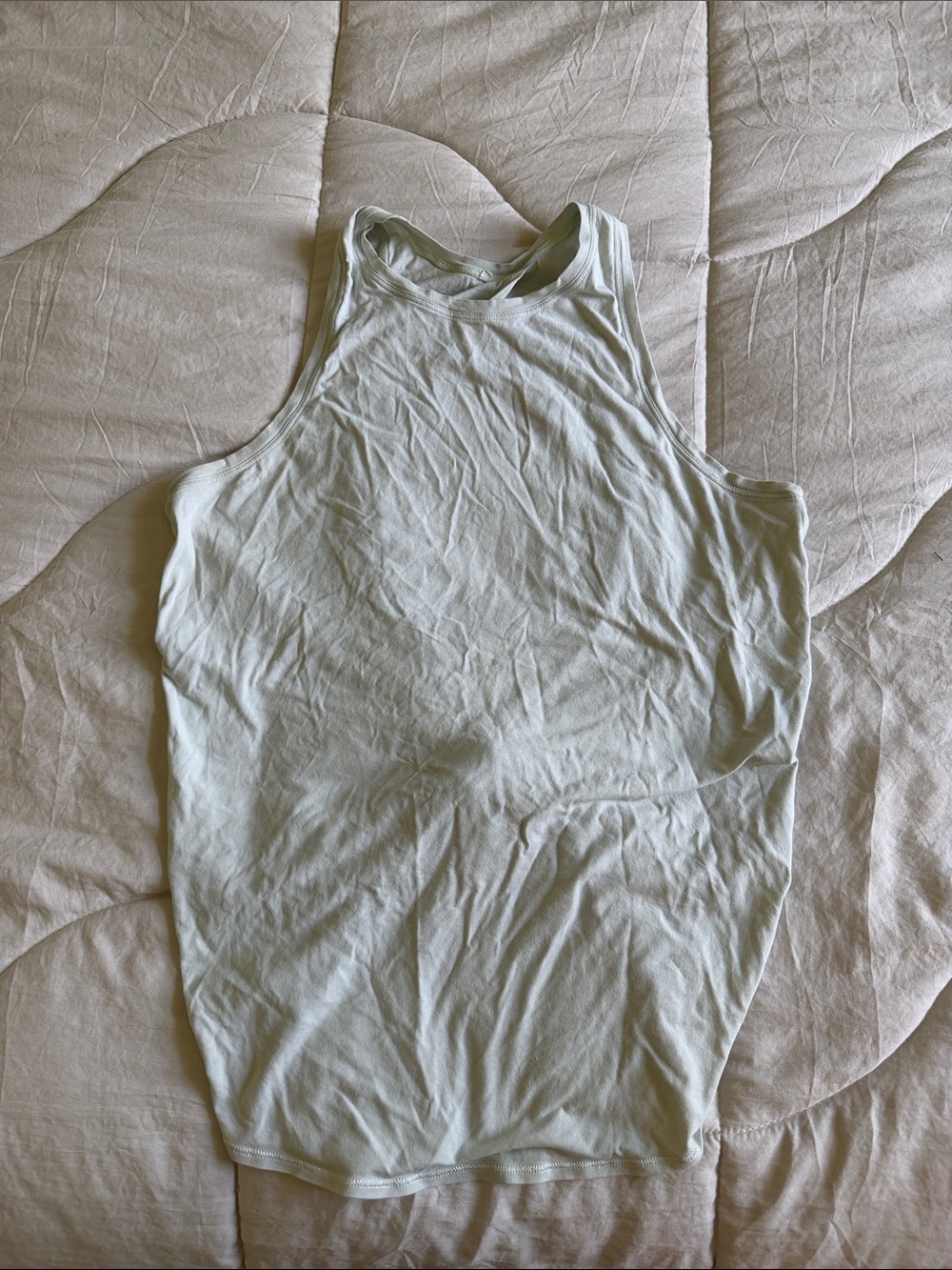 lululemon athletica light mint green High-Neck Racerback Tank